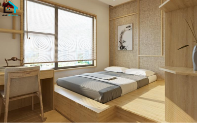 Thiết kế nội thất chung cư Vinhomes Grand Park- Origami (74m2)